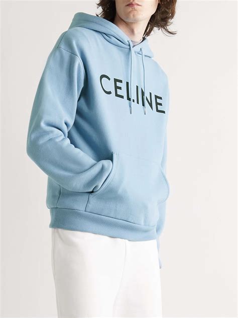 celine baby blue hoodie|Celine Hoodies for Men .